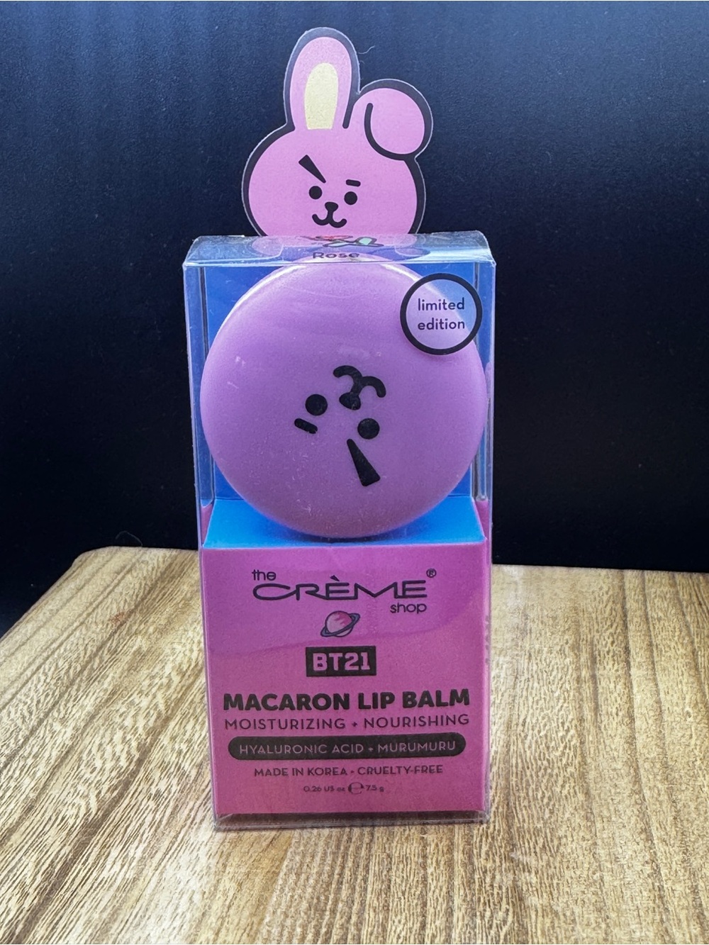 BT21 Macaron Lip Balm — Pink Hydrating Balm by The Crème Shop